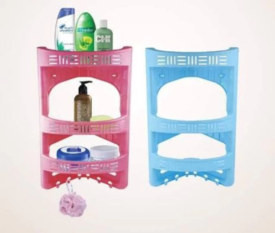 ركنة حمام متعدد الوظائف، 3 دور مع شماعة - ازرق