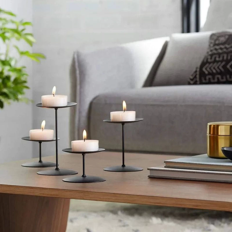 طقم شموع بعطر، 50 قطعة - ابيض