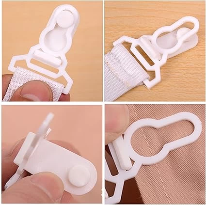 طقم حامل ملاية سرير مطاطي قابل للتعديل، 4 قطع - ابيض