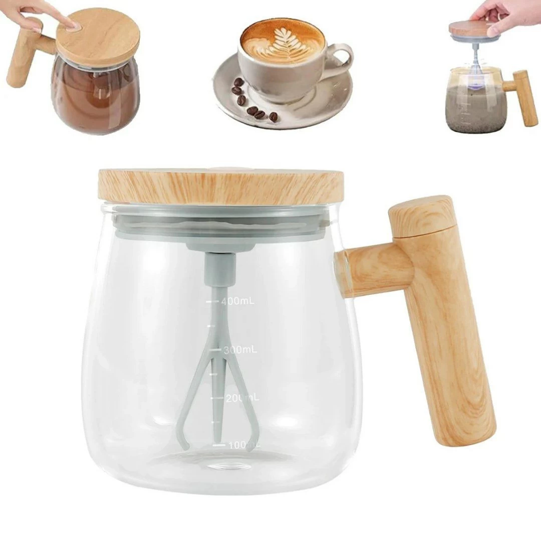 مج قهوة بخاصية التقليب الذاتي – شحن USB سعة 400 مل