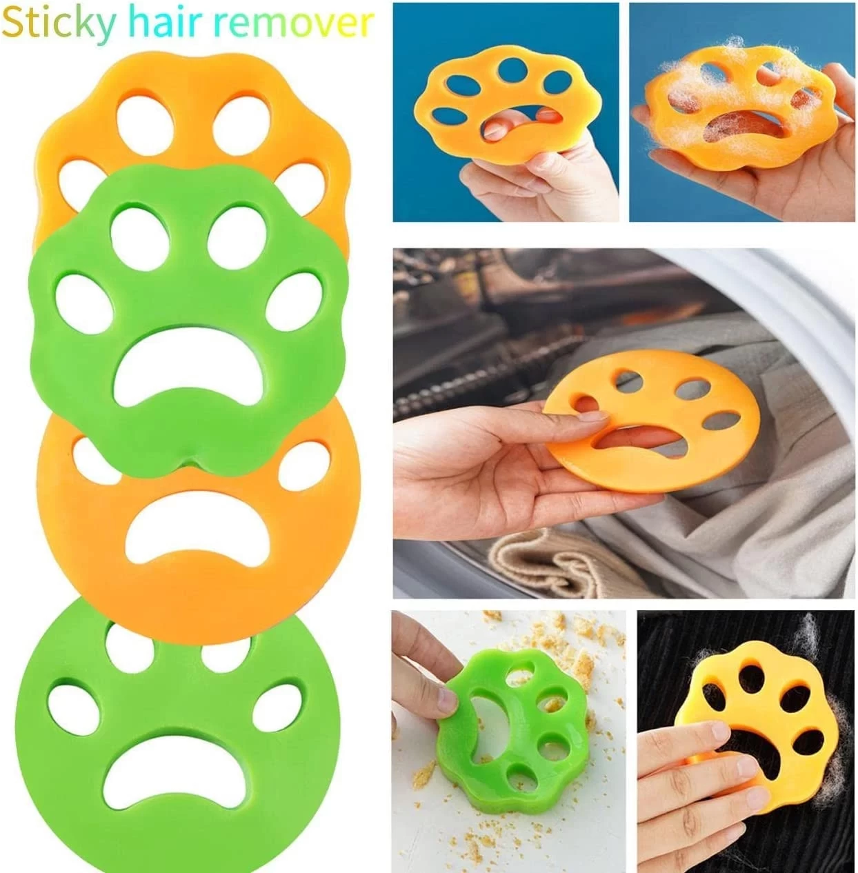 لمامة الوبر و الشعر - برتقالي